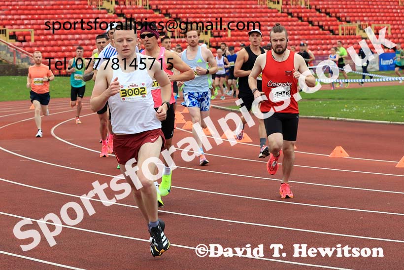 Gateshead Marathon, 2024 Gateshead Marathon, Half Marathon and 10k, Gateshead Stadium.  Photo: David T. Hewitson/Sports for All Pics